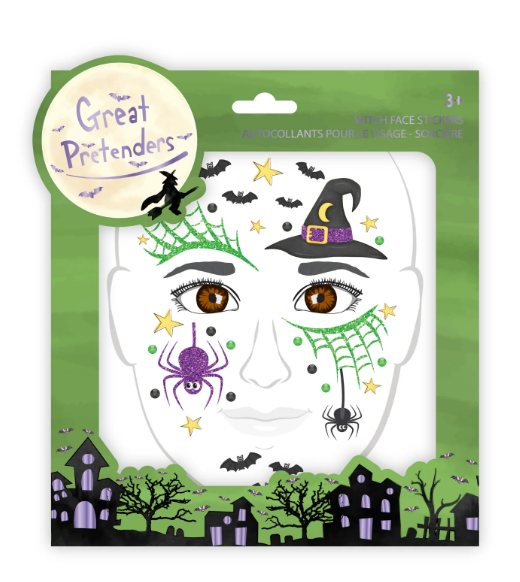Witch Face Stickers