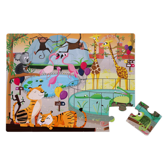 Tactile Puzzle- A Day at the Zoo